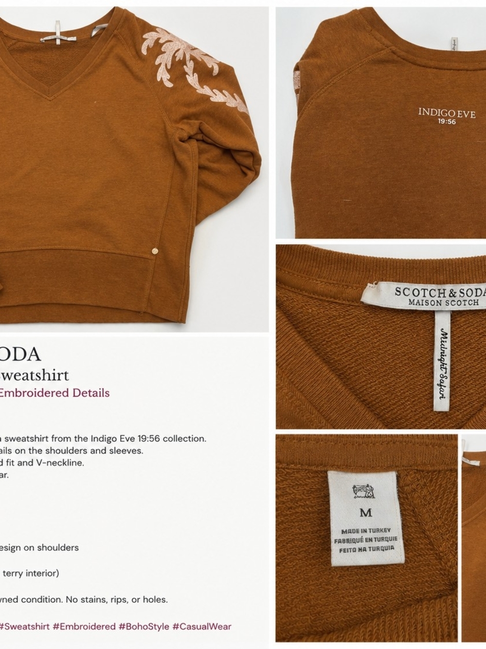 Scotch & Soda “Indigo Eve 19:56” Sweatshirt 🍂